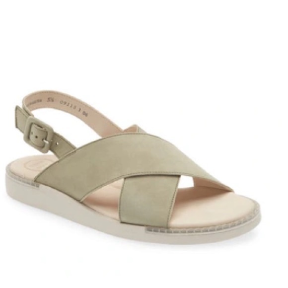 Paul Green Heaven Slingback Sandal in Sage Green size US 7.5 women UK 5 - Picture 1 of 10